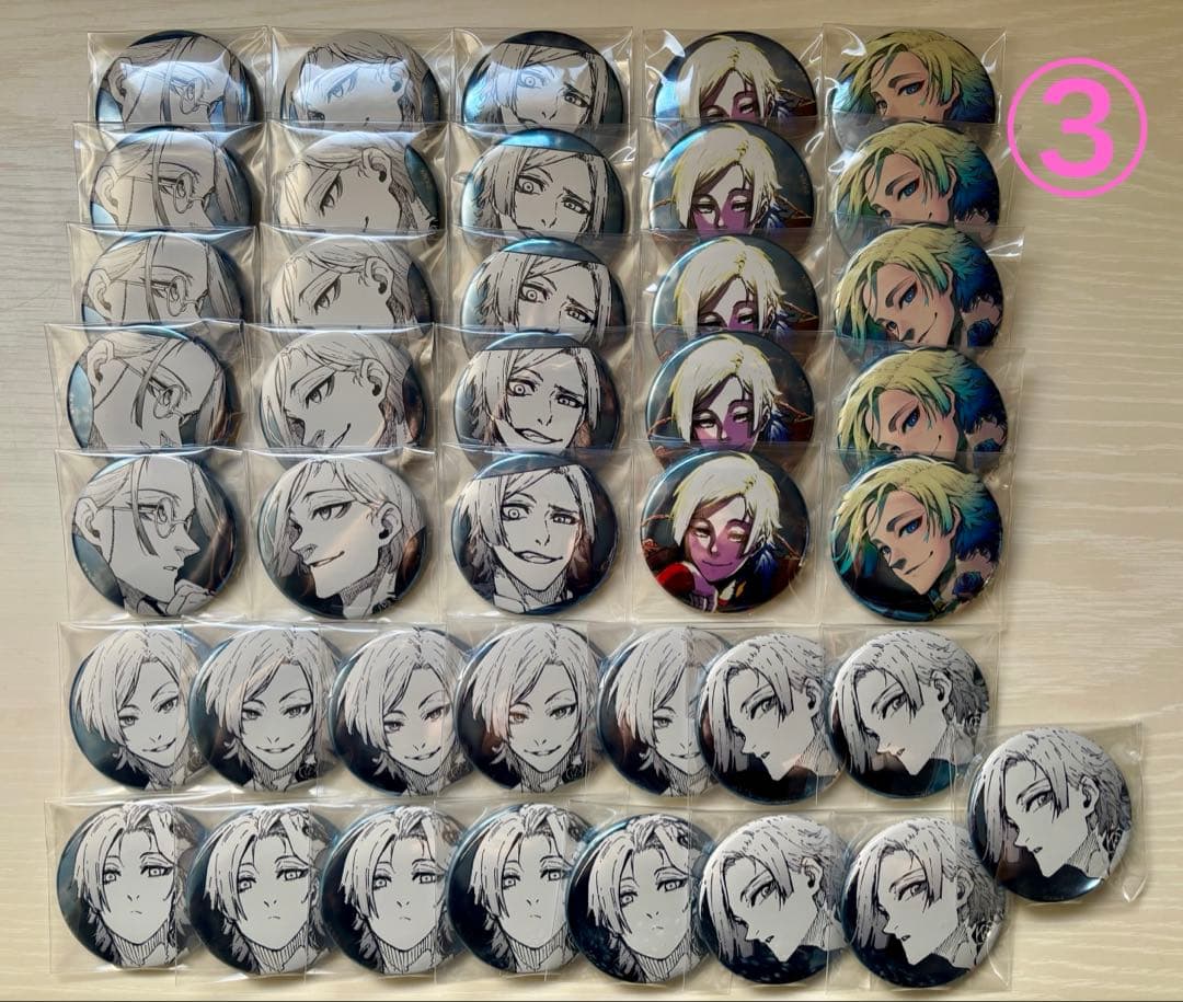 ブルーロック展 ミヒャエル・カイザー 缶バッチ40個 ③