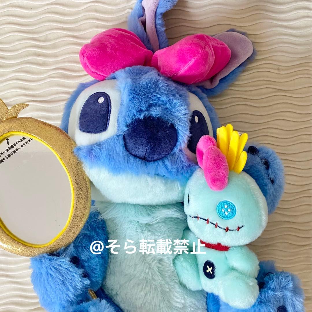 スティッチ スクランプ リボン ぬいぐるみ ディズニーストア 限定