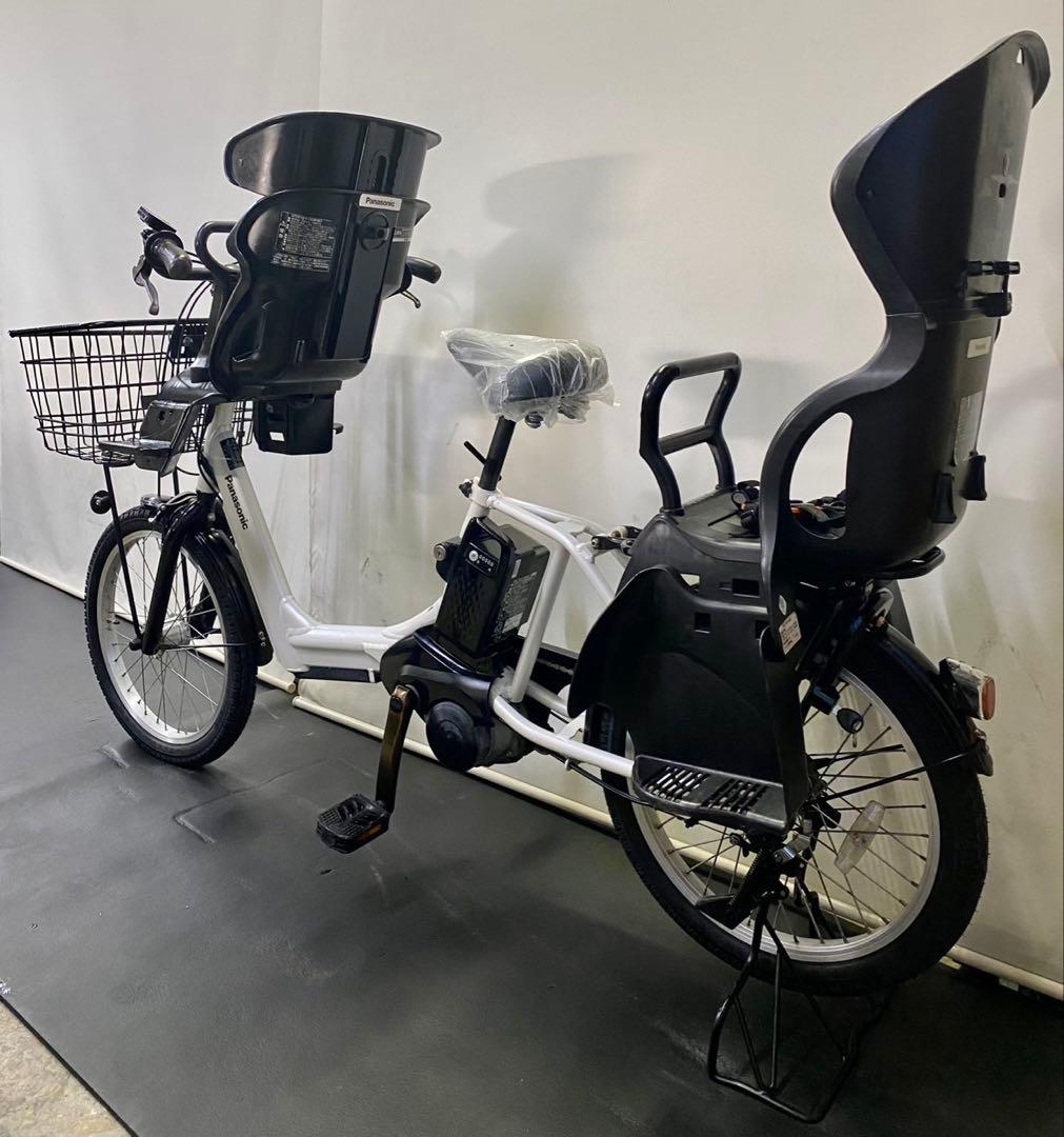 1年保証 新型　パナソニック　ギュット　20インチ　白色　電動アシスト自転車