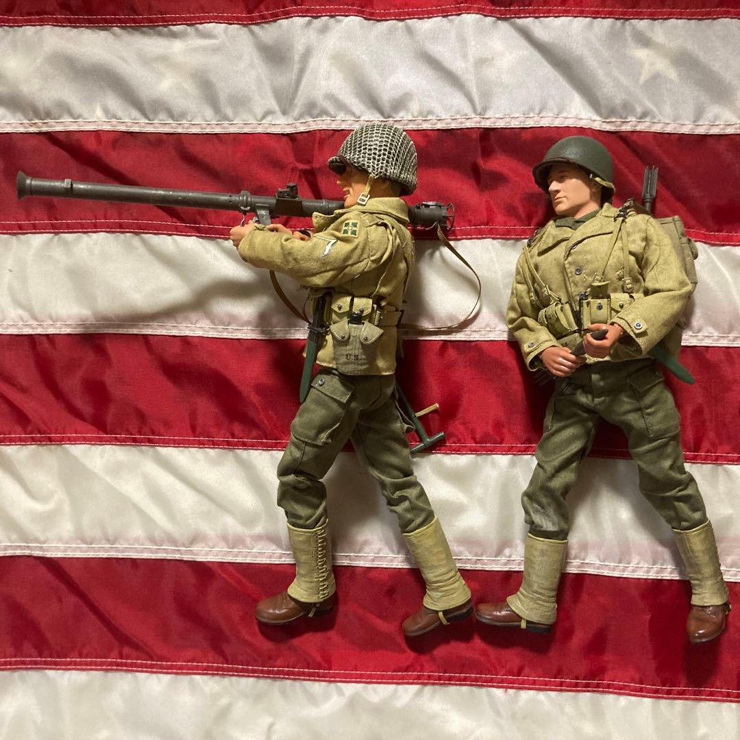 ドラゴンモデルズ製米陸軍第4歩兵師団　バズーカチーム2体セット(箱無し訳あり品)