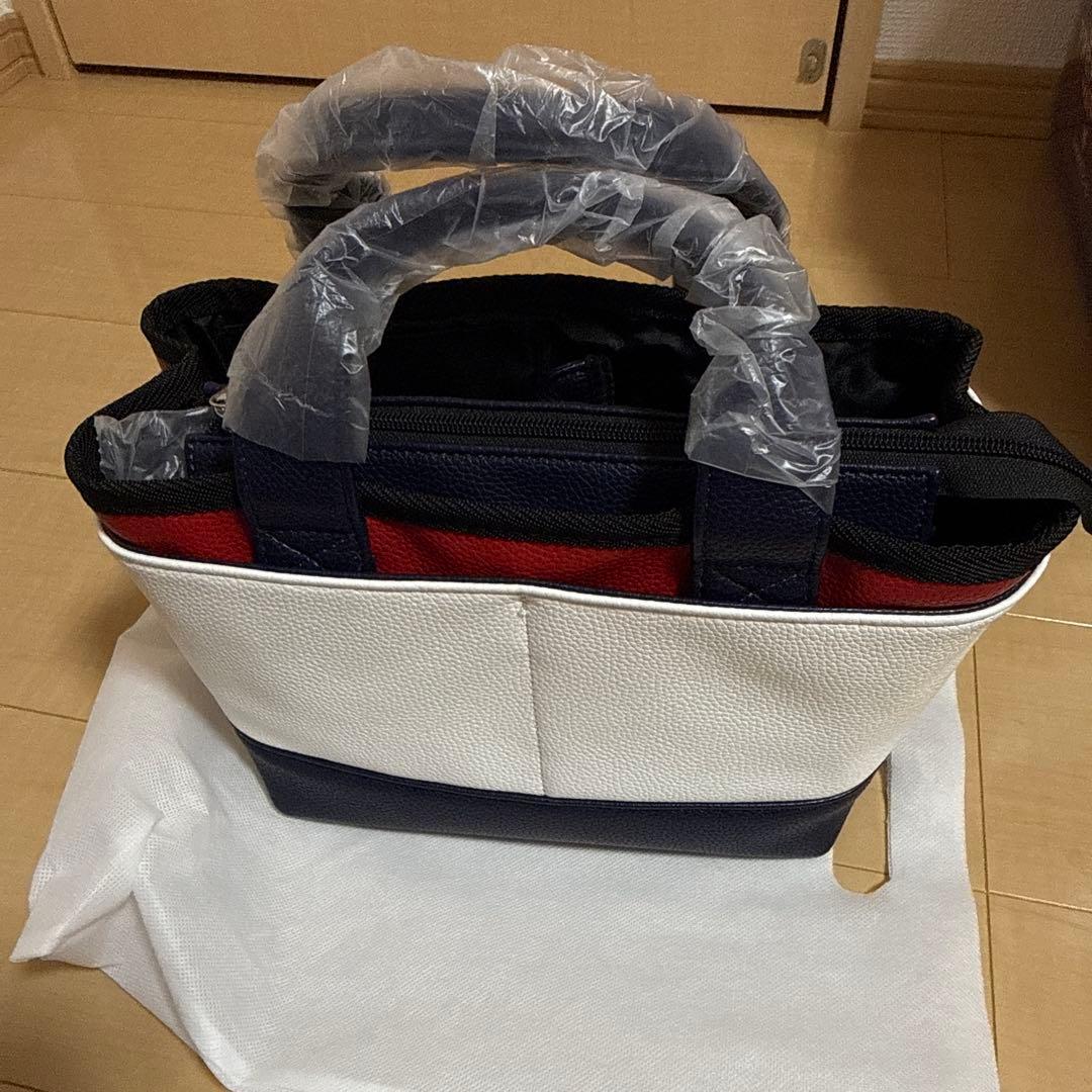 LEXUS ゴルフ トートバッグ ホワイト/ネイビー