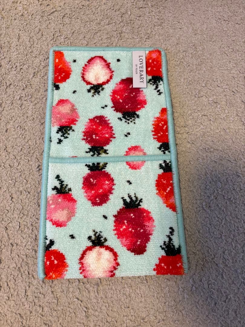 フェイラー ストロベリー ドット ハンカチポーチ ハンカチ 2点セット