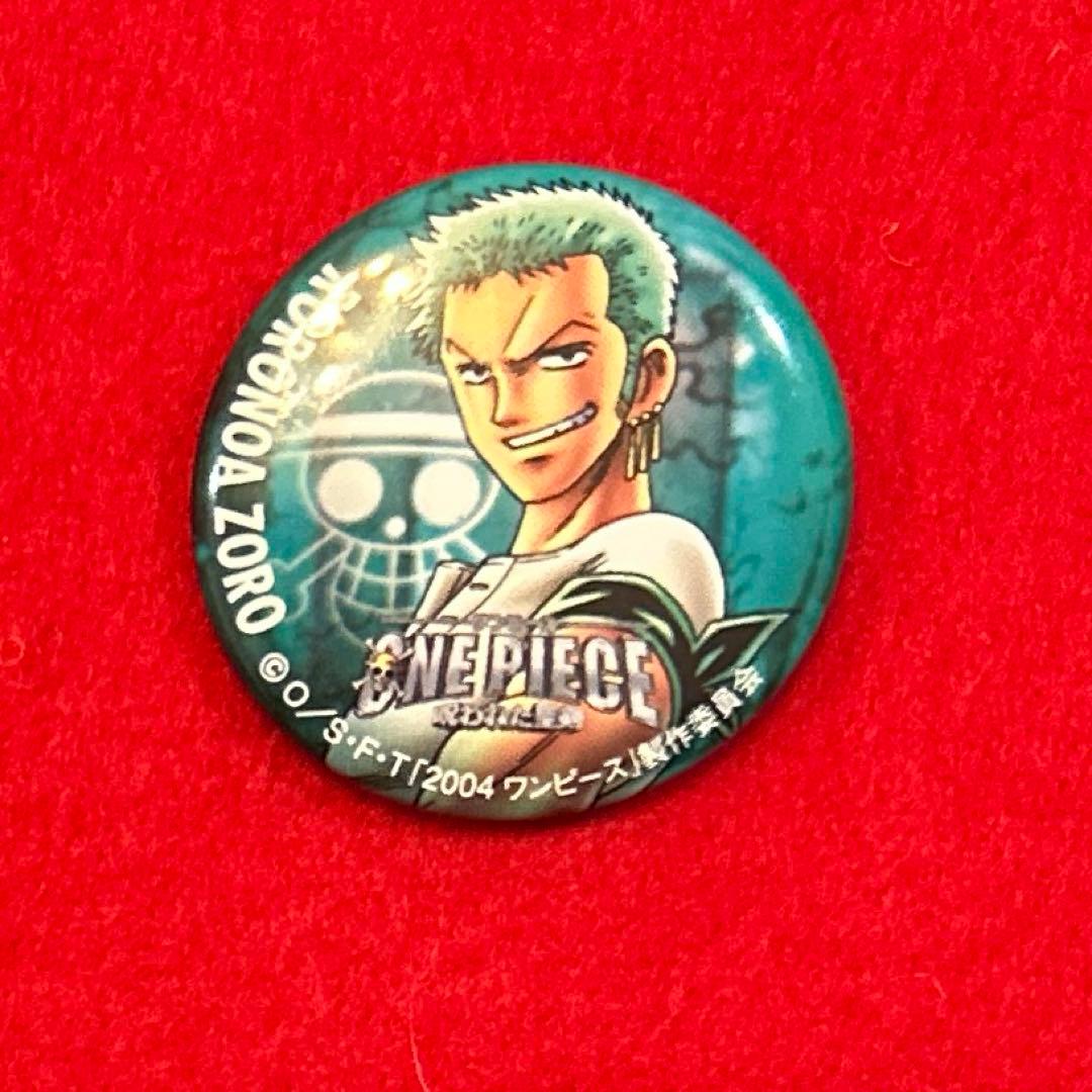 ワンピース　缶バッジ　呪われた聖剣　ゾロ　超希少　レトロ