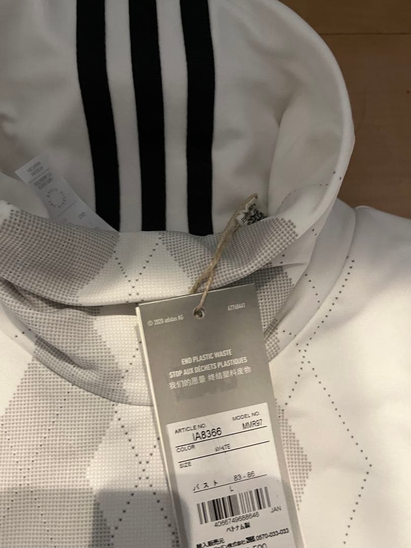 新品　アディダス　ゴルフ　モックネック　フレアースカート　セットアップ　XL L