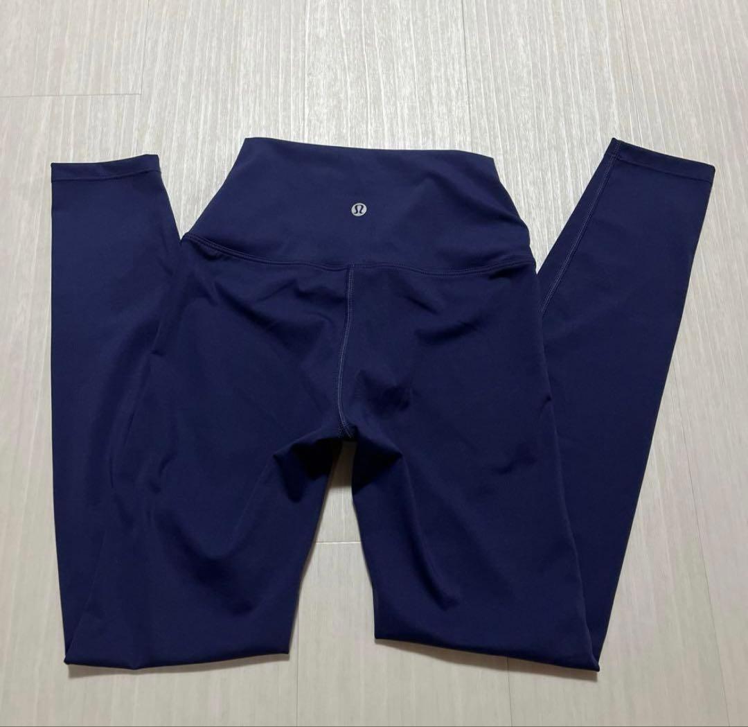 ルルレモン　レギンス　アライン　サイズ2 ネイビー