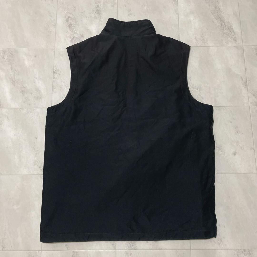 90s ナイキゴルフ リバーシブル ナイロンベスト フリースベスト 刺繍ロゴ