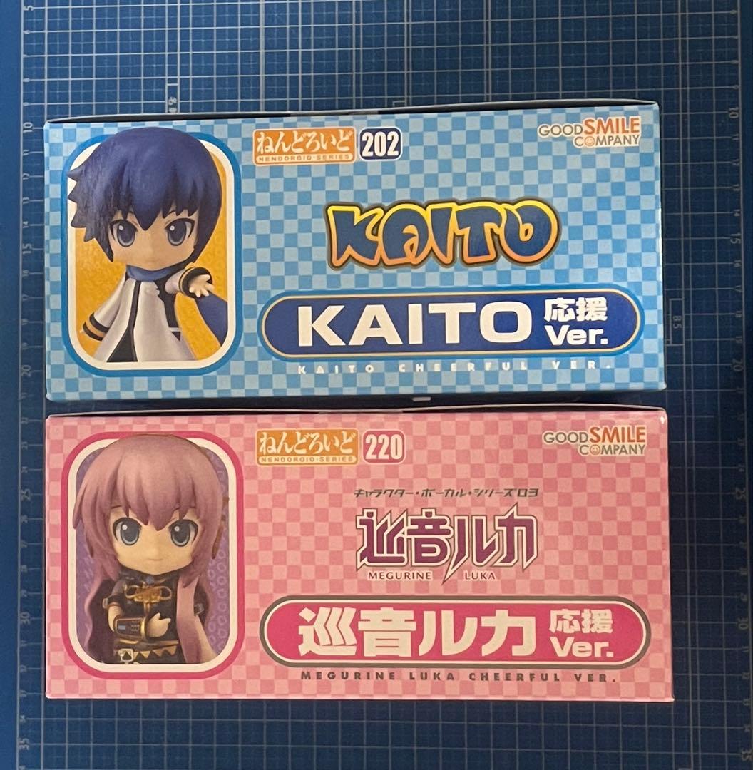 【ねんどろいど】KAITO・巡音ルカ　応援Ver.／ボーカロイド