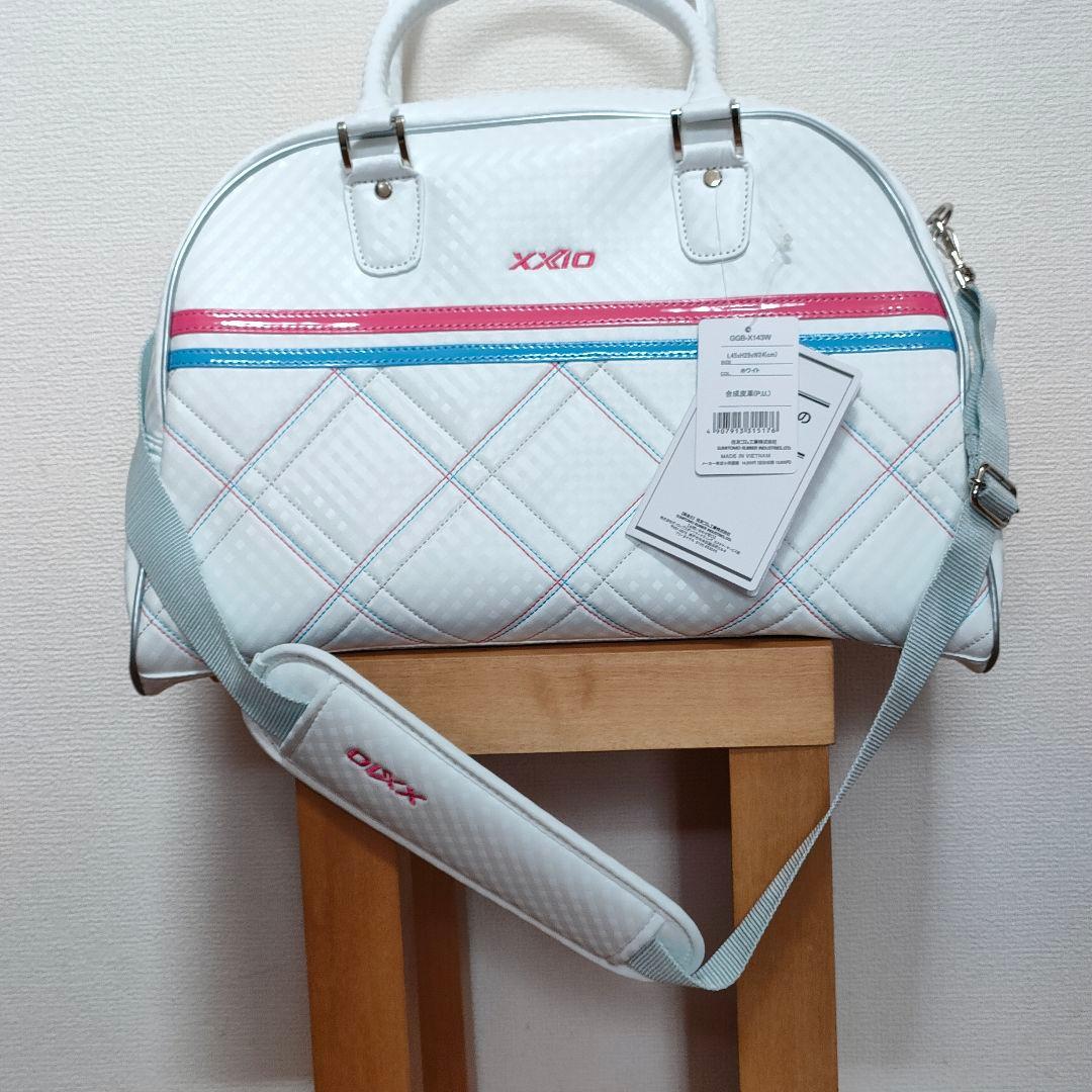 新品未使用XXIO ゴルフバッグ・スポーツバッグショルダー付 レディースホワイト