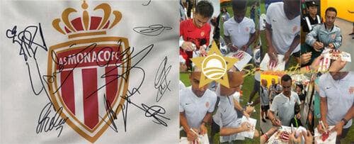 ASモナコ FC チーム直筆サイン入り写真 ルドヴィック・ジュリー  SA鑑定済