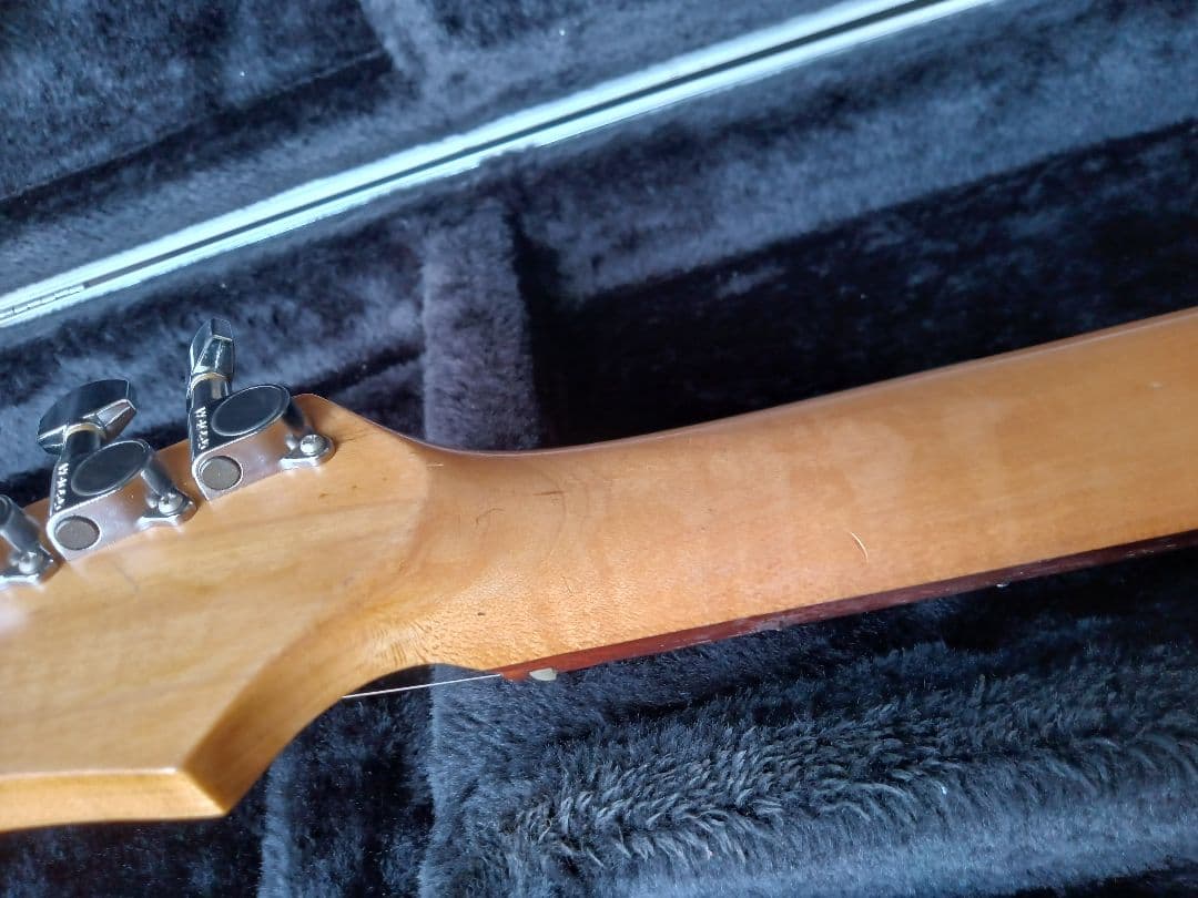 ９０年代　純国産　レア！　フレイムメイプル エレキギター　中信楽器製造