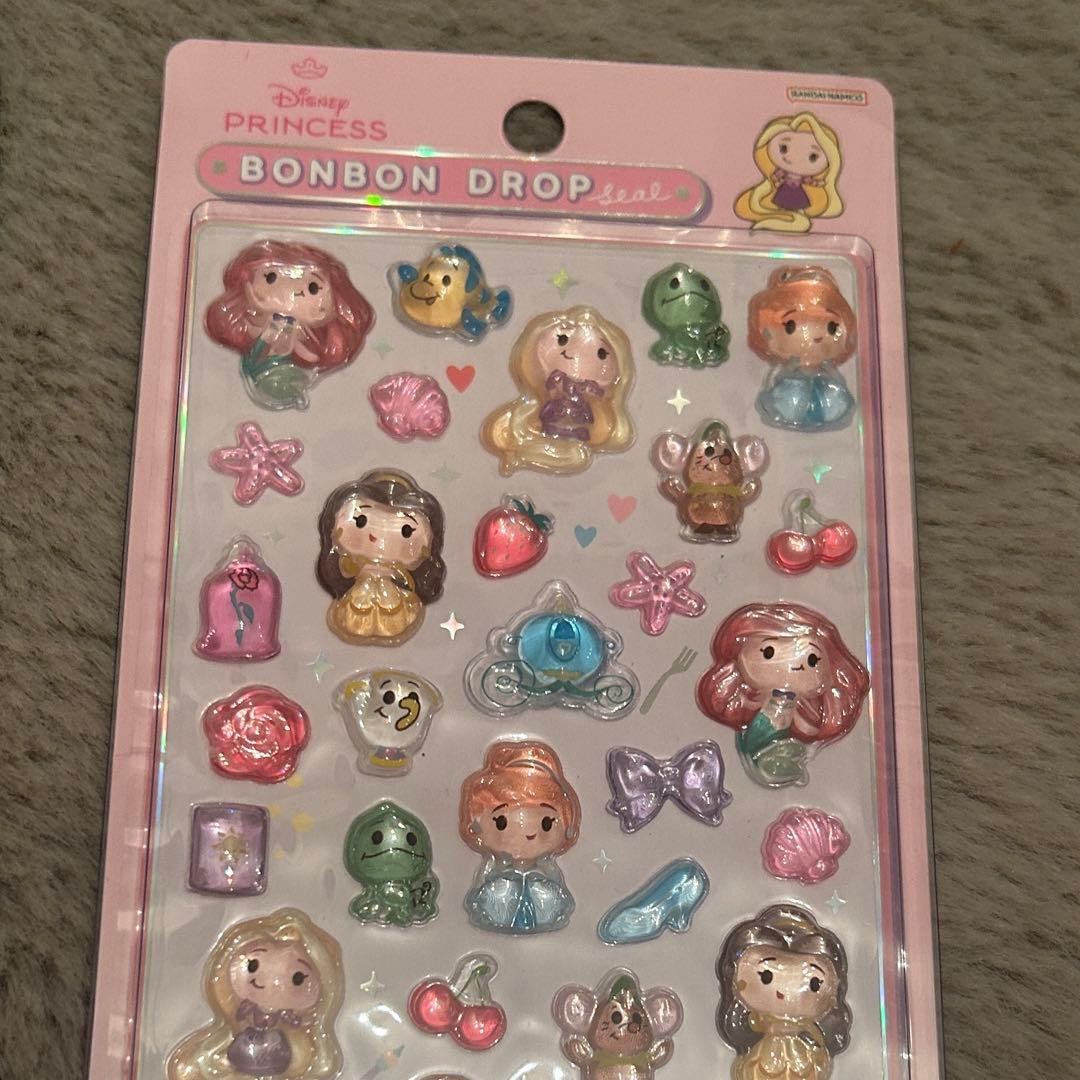 正規品 ボンボンドロップシール クラシック ディズニー プリンセス 2枚セット