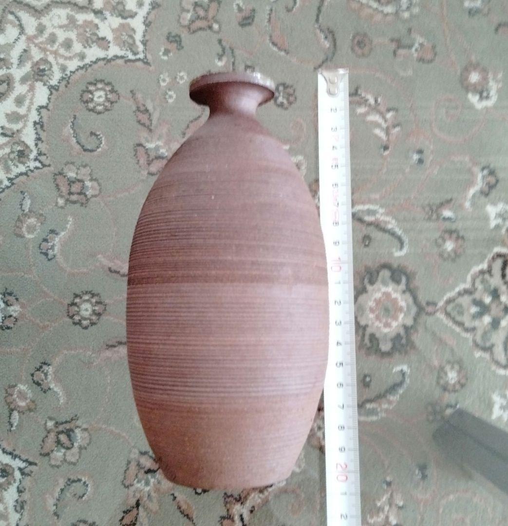 貴重中国骨董　南蛮焼花器花入れ在銘(晋)の国中国やベトナムなど東南アジアの焼き物