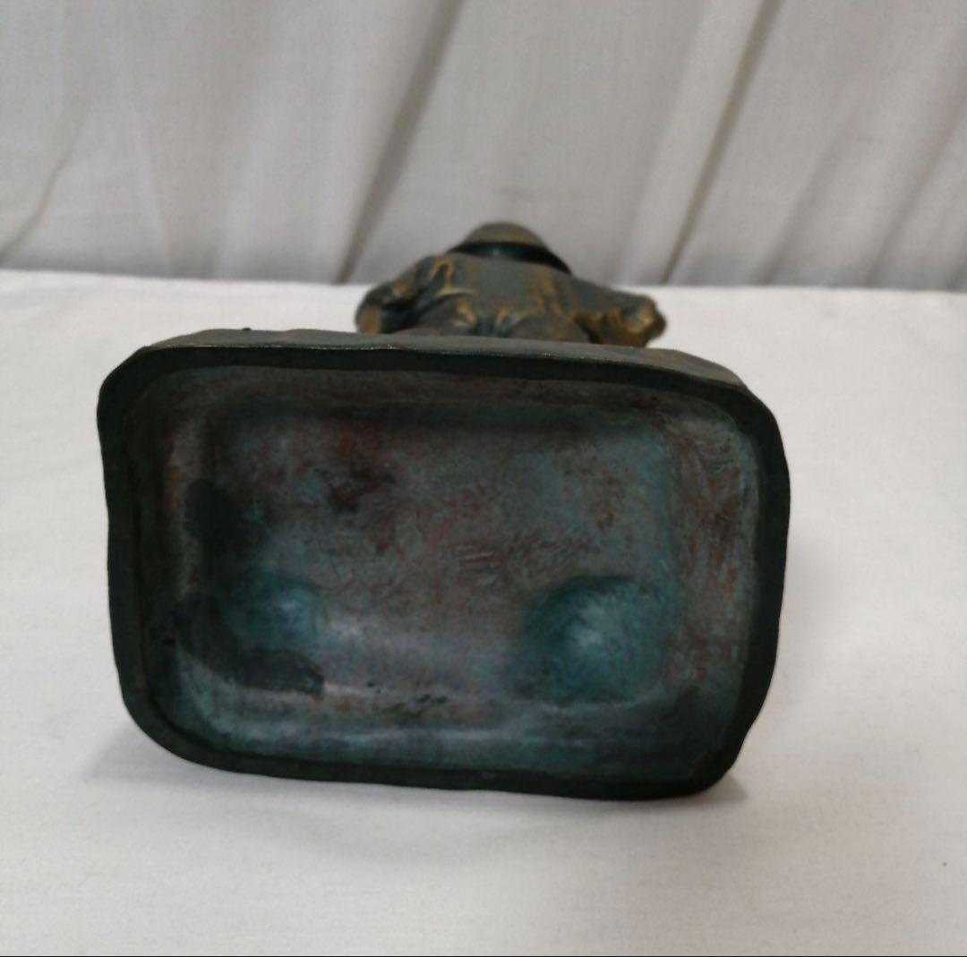 北村西望　将軍の孫　ブロンズ像　共箱一式