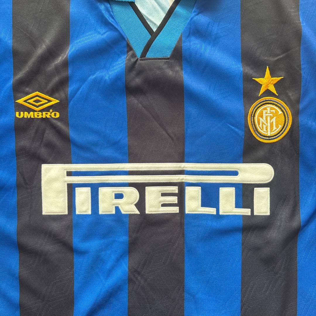 【希少・イングランド製】インテル 90s ユニフォーム アンブロ Lサイズ