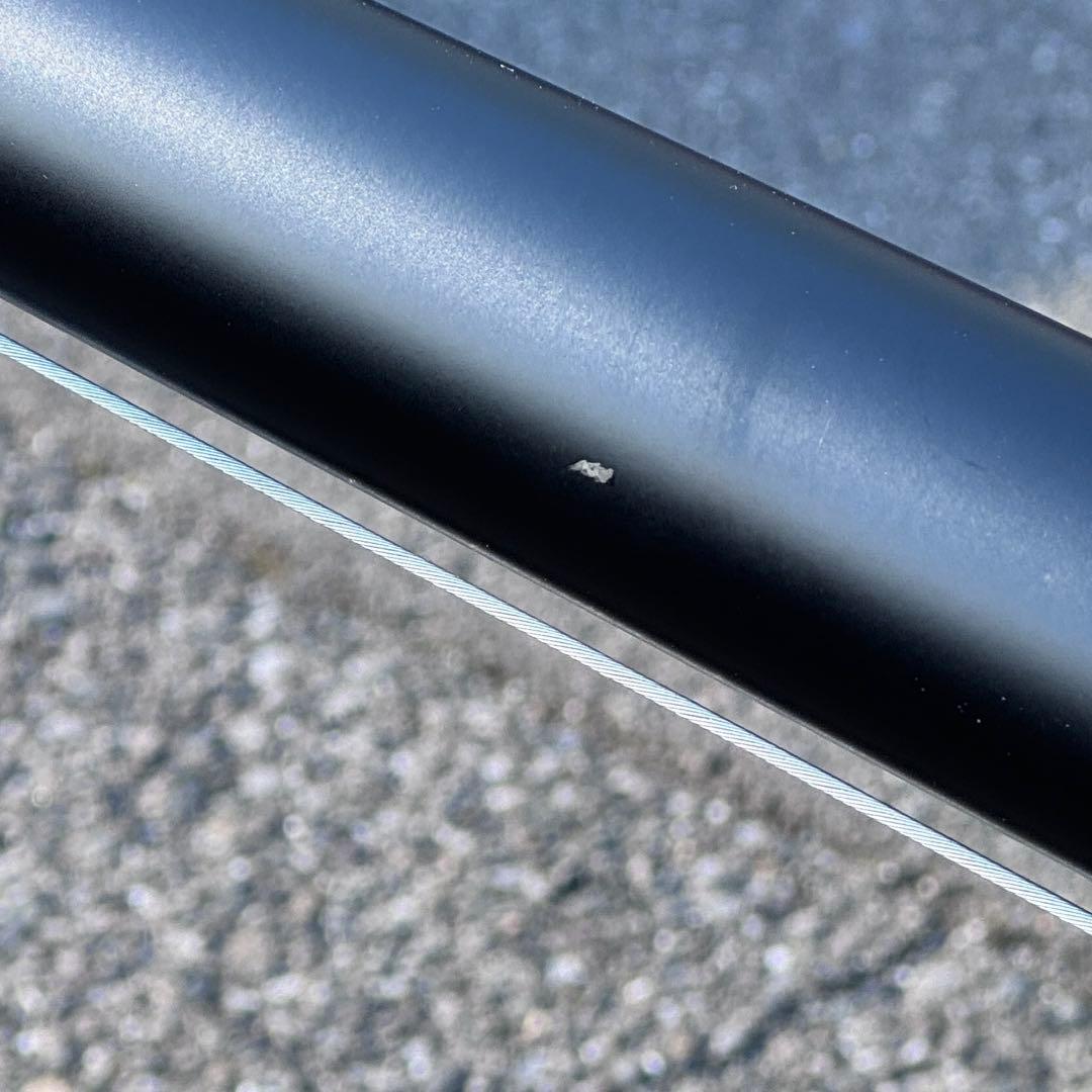 クロスバイク　26インチ　アルミブレードホイール　後付け7段変速　タイヤ新品　黒