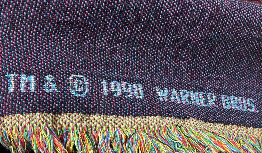 アメリカ製　ルーニートゥーン　ジャズバンド　ゴブラン織　タペストリー