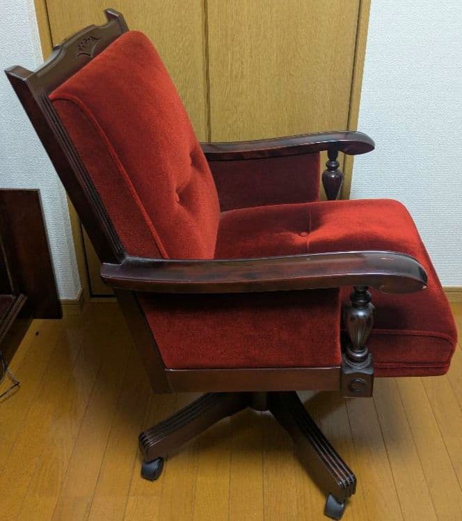 モリシゲ　クラシックなデスクチェア　ワークチェア