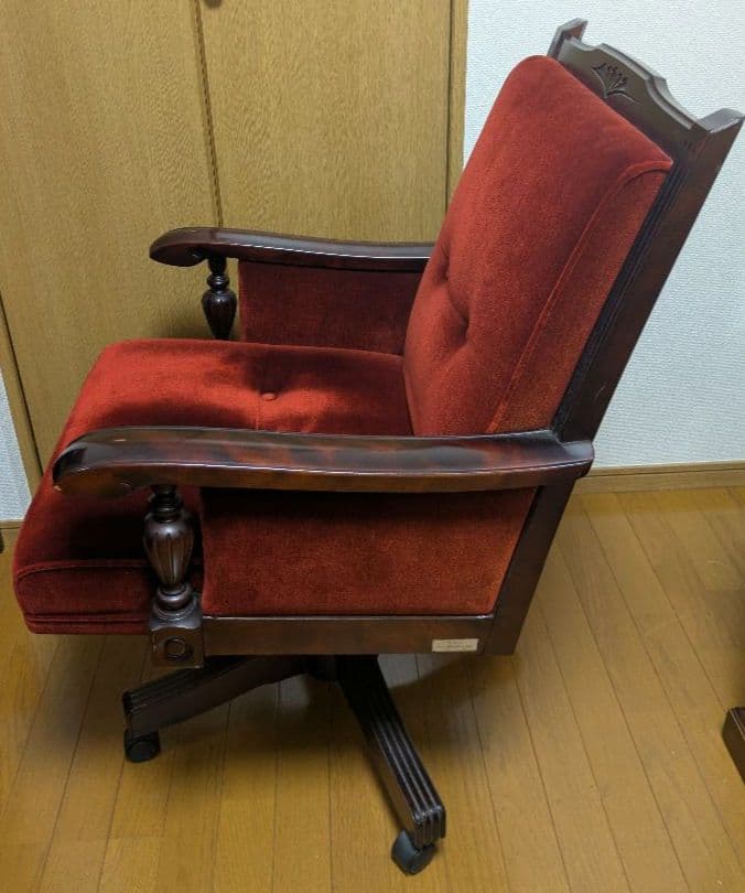 モリシゲ　クラシックなデスクチェア　ワークチェア