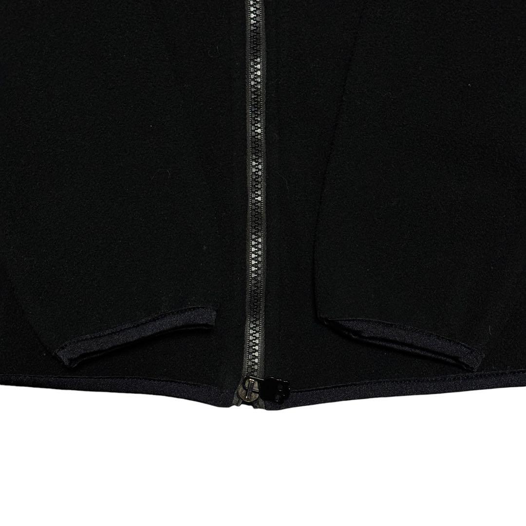 HYDROGEN GOLF フリース ジップジャケット ブラック メンズ XS