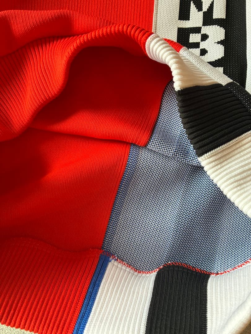 DECEMBER MAY セーター レッド/ホワイト