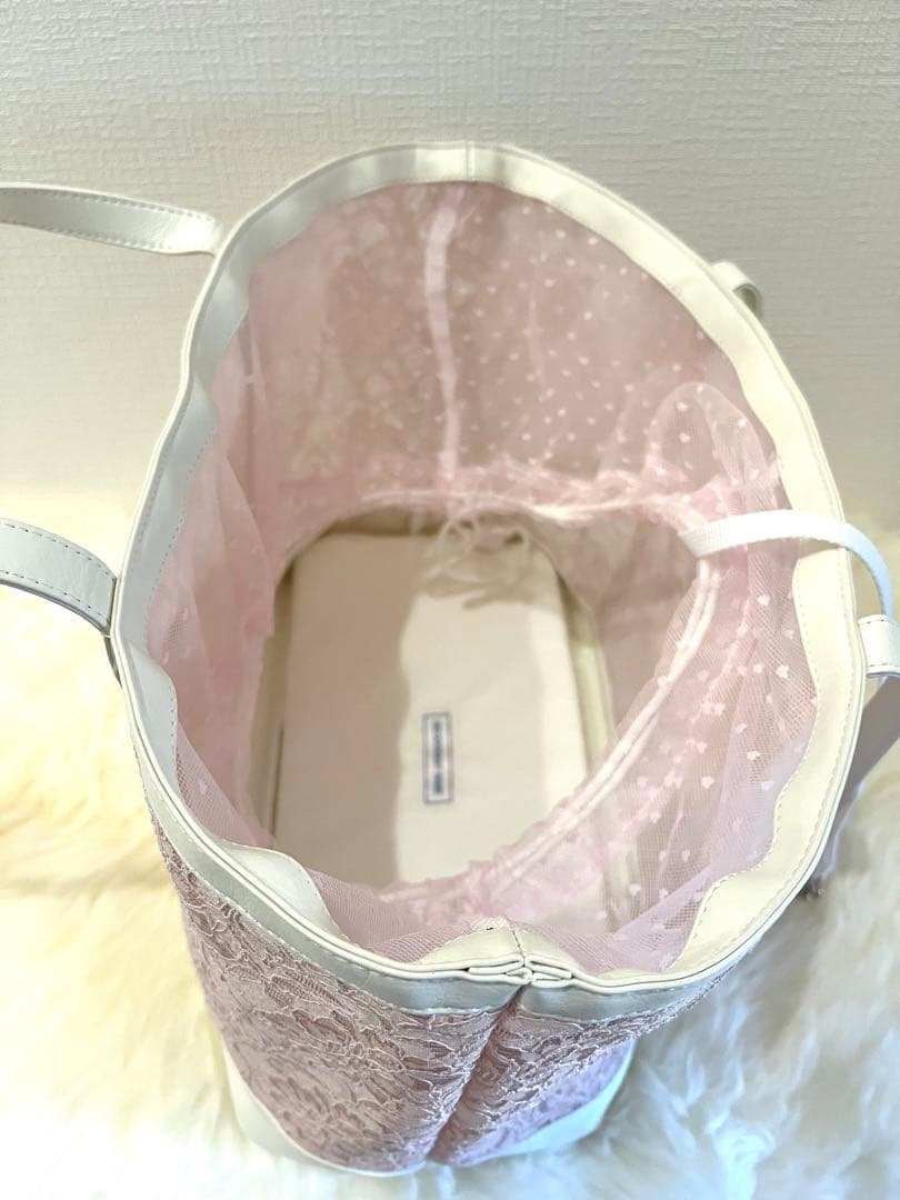 Luxe birdie レースメッシュキャリー ホワイト リュクスバーディ
