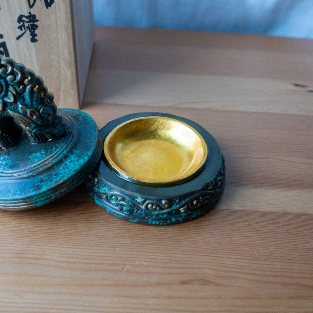 香合 梵鐘 竜頭 源造作