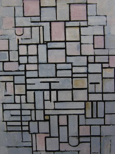 ピート・モンドリアン、『コンポジション 第6番』、希少な画集より