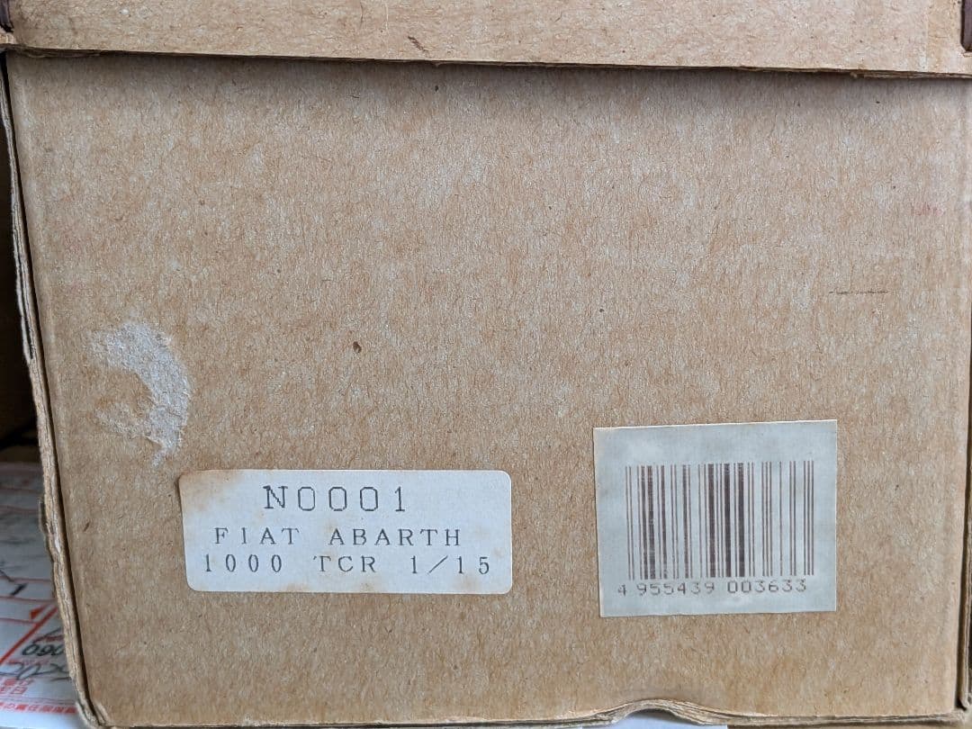 希少★長21cm★陶器製★ FIAT ABARTH 1000 TCR★インテリア