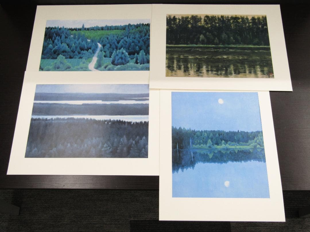 東山魁夷自選習作集 『北欧旅想』 日本経済新聞社 20枚セット