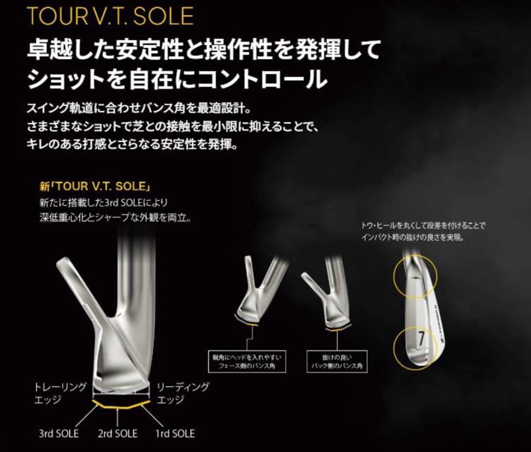 新品 スリクソン SRIXON Z FORGEDⅡアイアン 6本セット S 松山