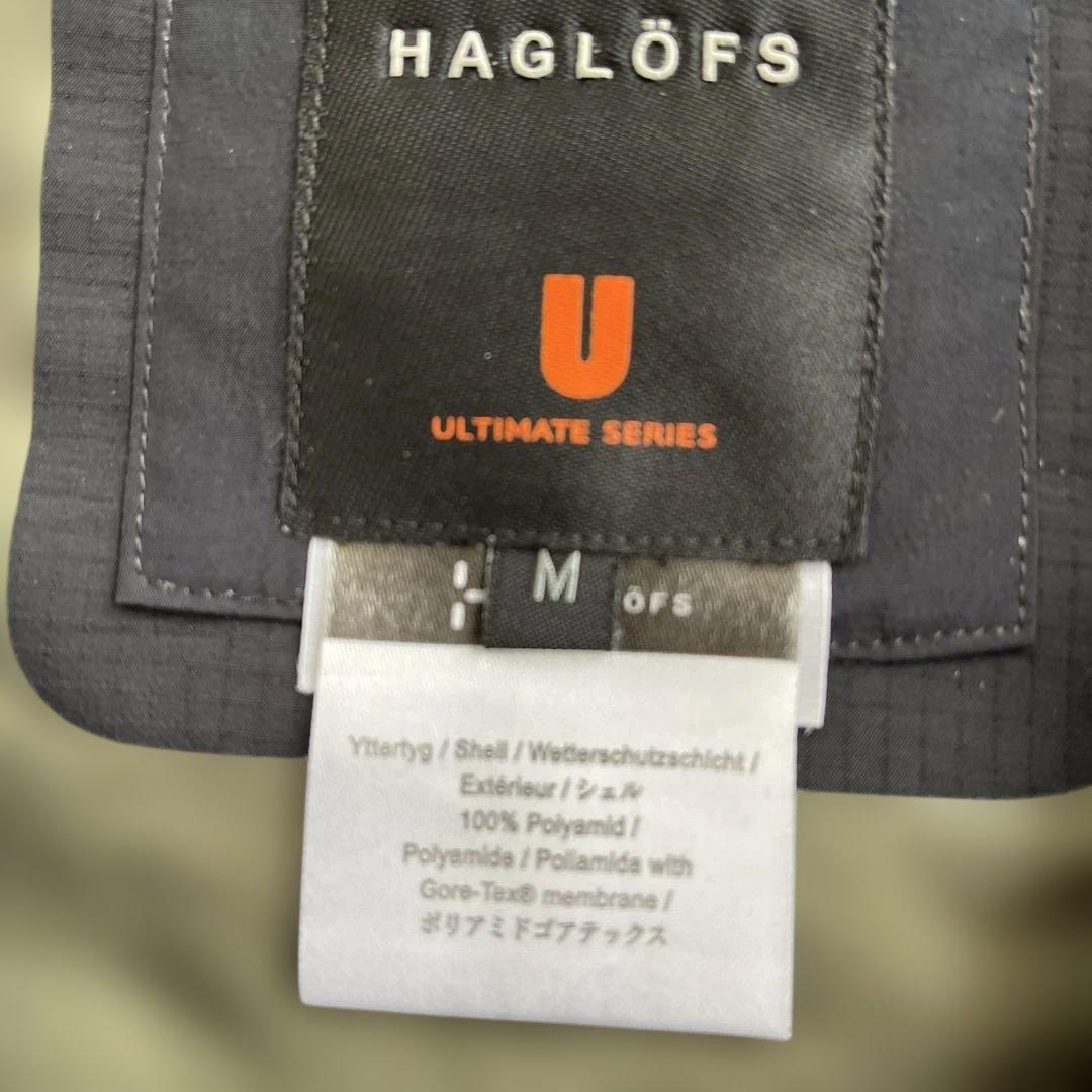 HAGLOFS スピリッツジャケット ブラック　男性用　Mサイズ