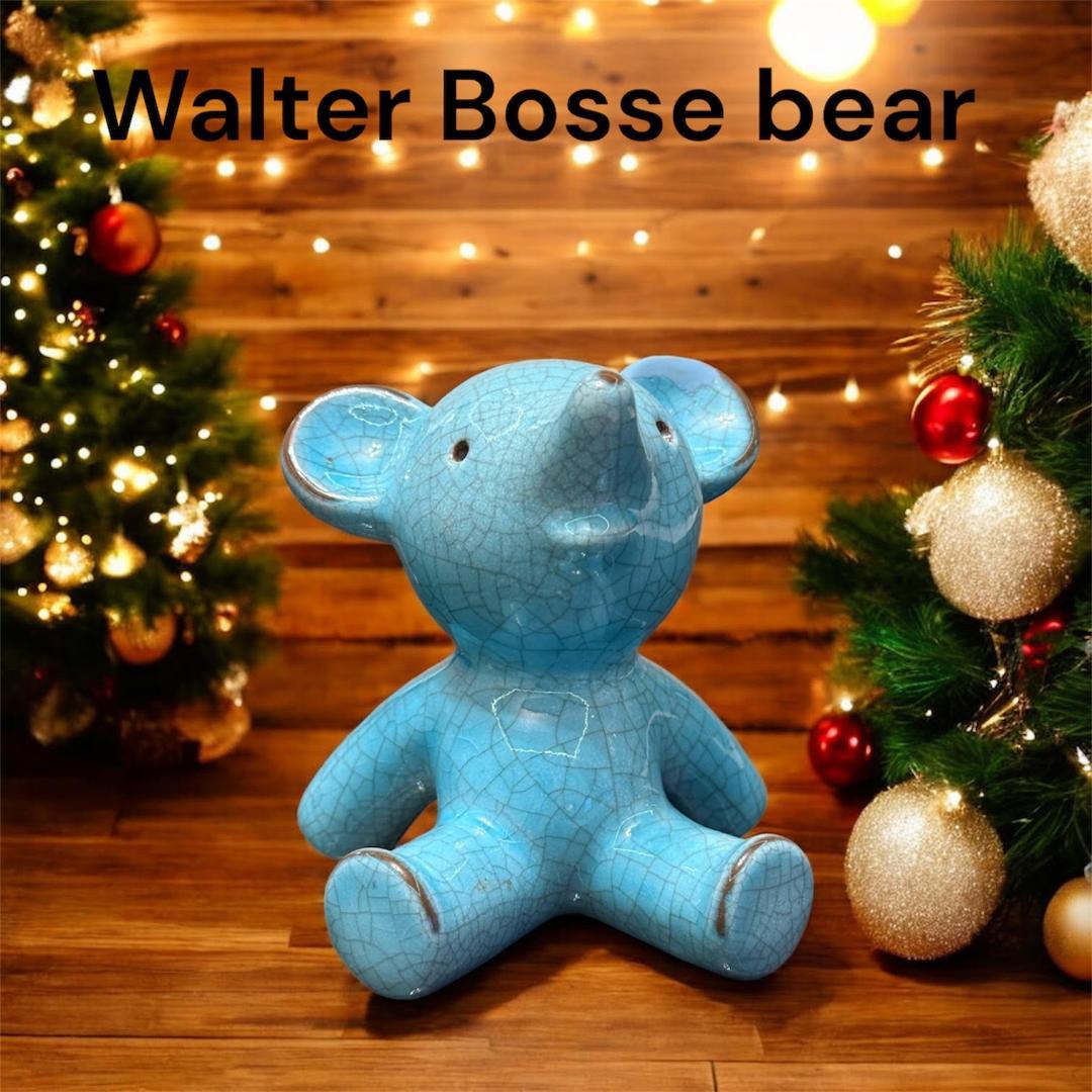 【希少】Walter Bosse Bear マジョリカ クマ ヴィンテージ 陶器