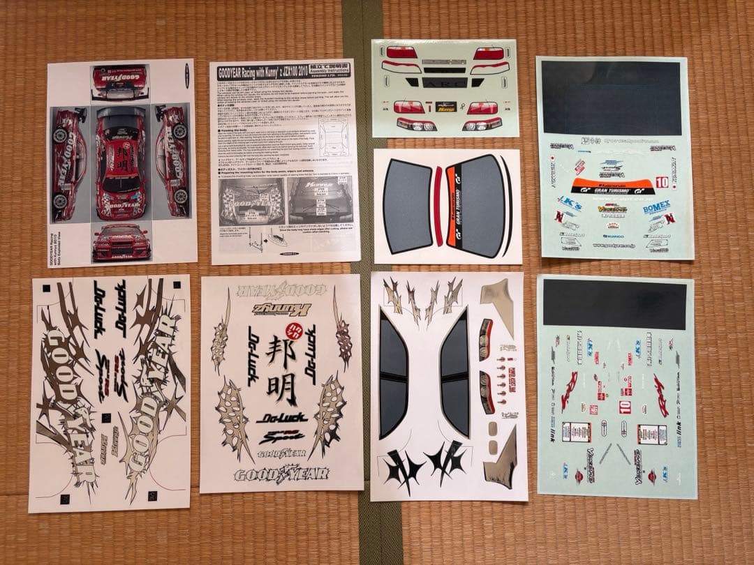 希少！ヨコモ ラジドリ デカール GOODYEAR kunny’s JZX100