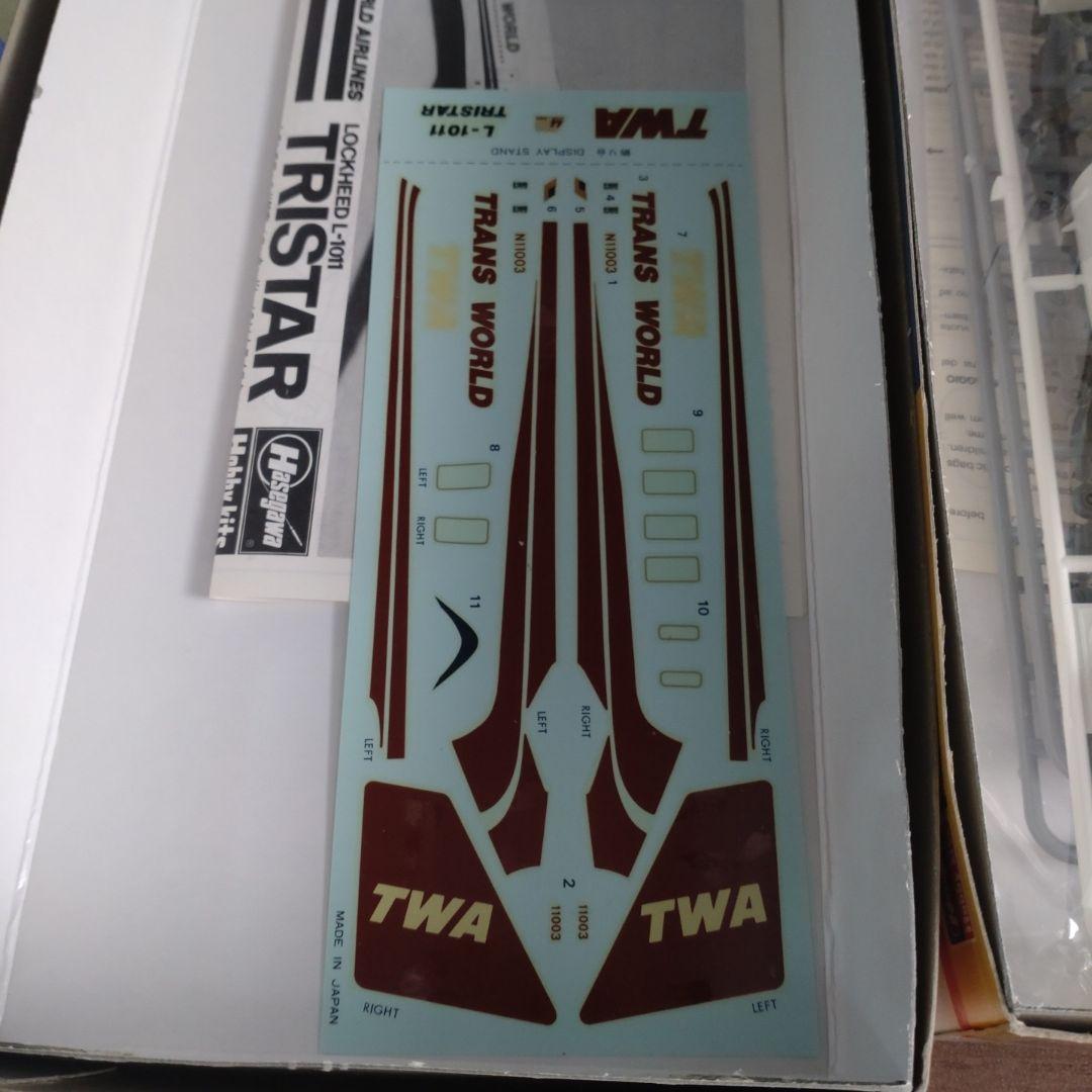 ハセガワ 1/200 トライスター A300 DC-10 TWA SIA SAS