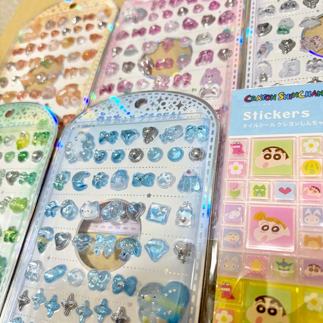 シール　ボンボンドロップシール うるちゅる　うるちゅるプチシール　タイルシール