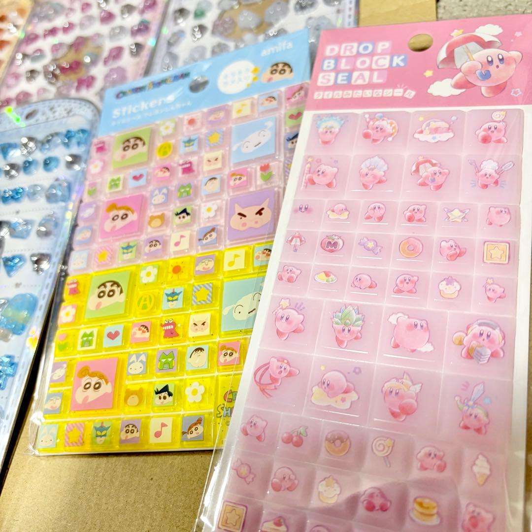 シール　ボンボンドロップシール うるちゅる　うるちゅるプチシール　タイルシール