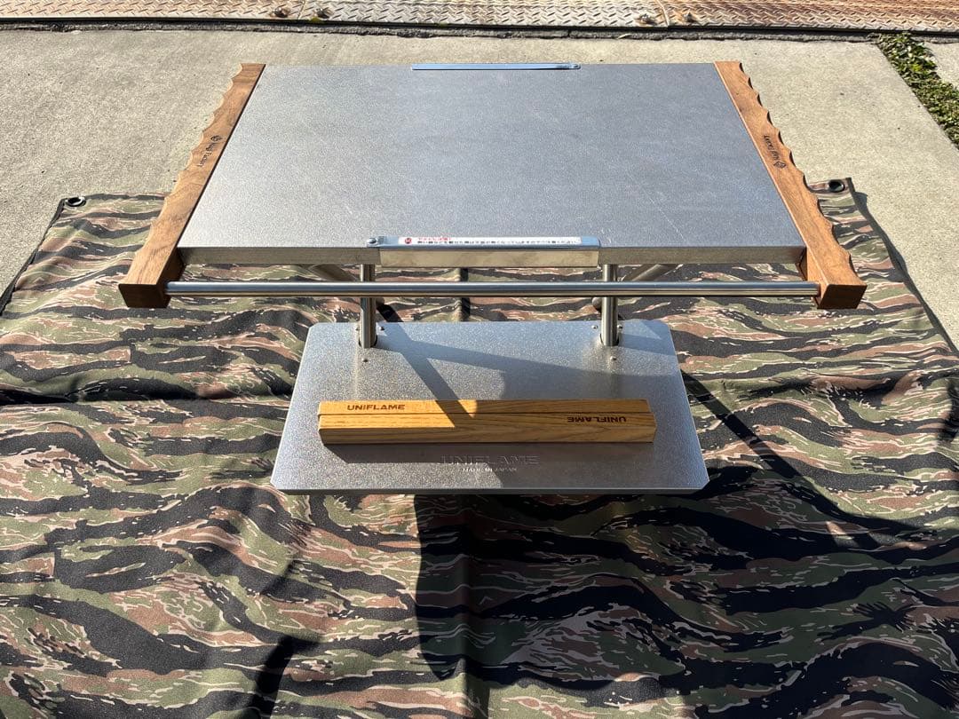ユニフレーム　焚き火テーブル　カスタム済み&レッグラック付き