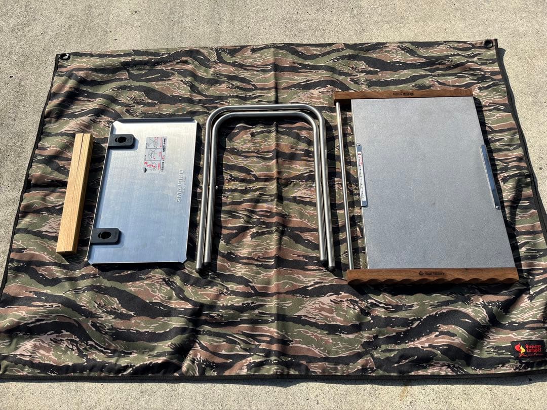 ユニフレーム　焚き火テーブル　カスタム済み&レッグラック付き