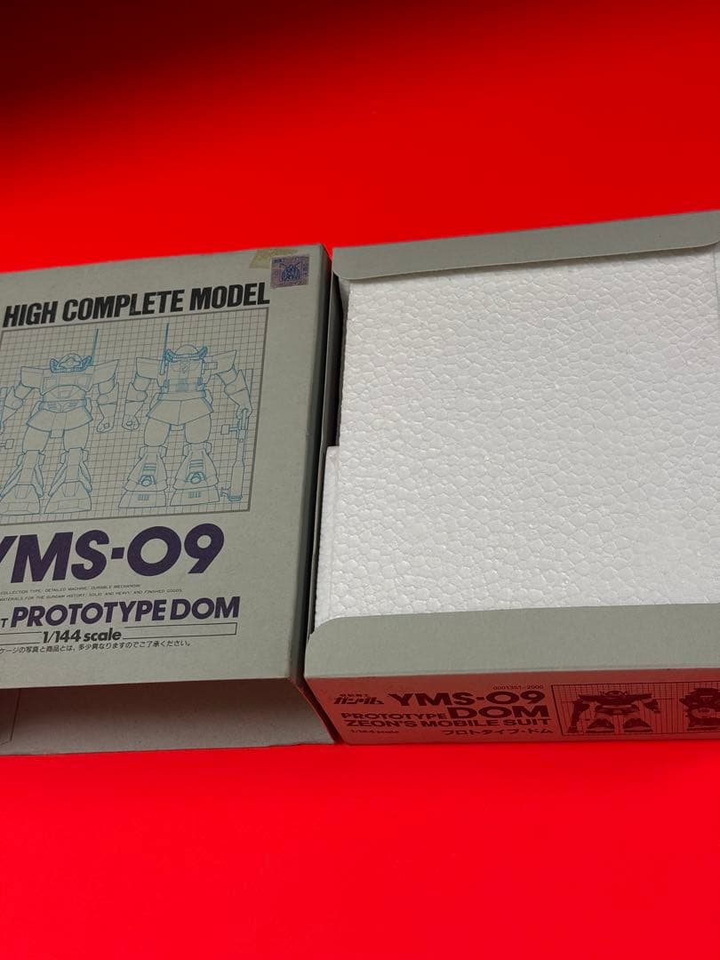 絶版品】機動戦士ガンダムハイコンプリートモデルYMS09プロトタイプDOM