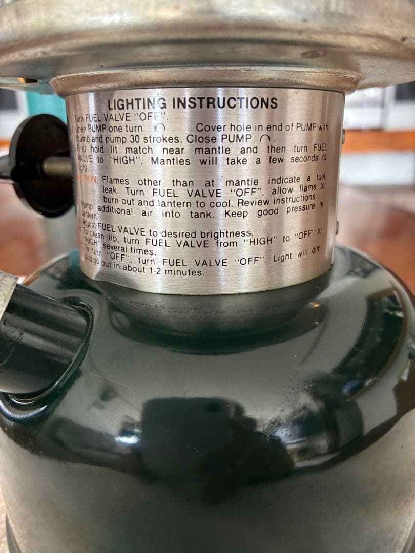 [美品]Coleman ADJUSTABLE TWO MANTLE ランタン