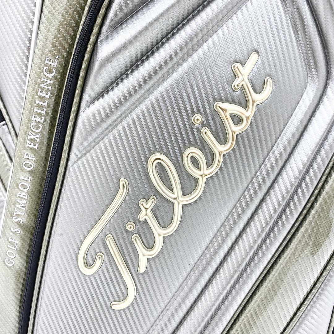 タイトリスト エナメル キャディバッグ ゴルフバッグ 9.5型 カート式