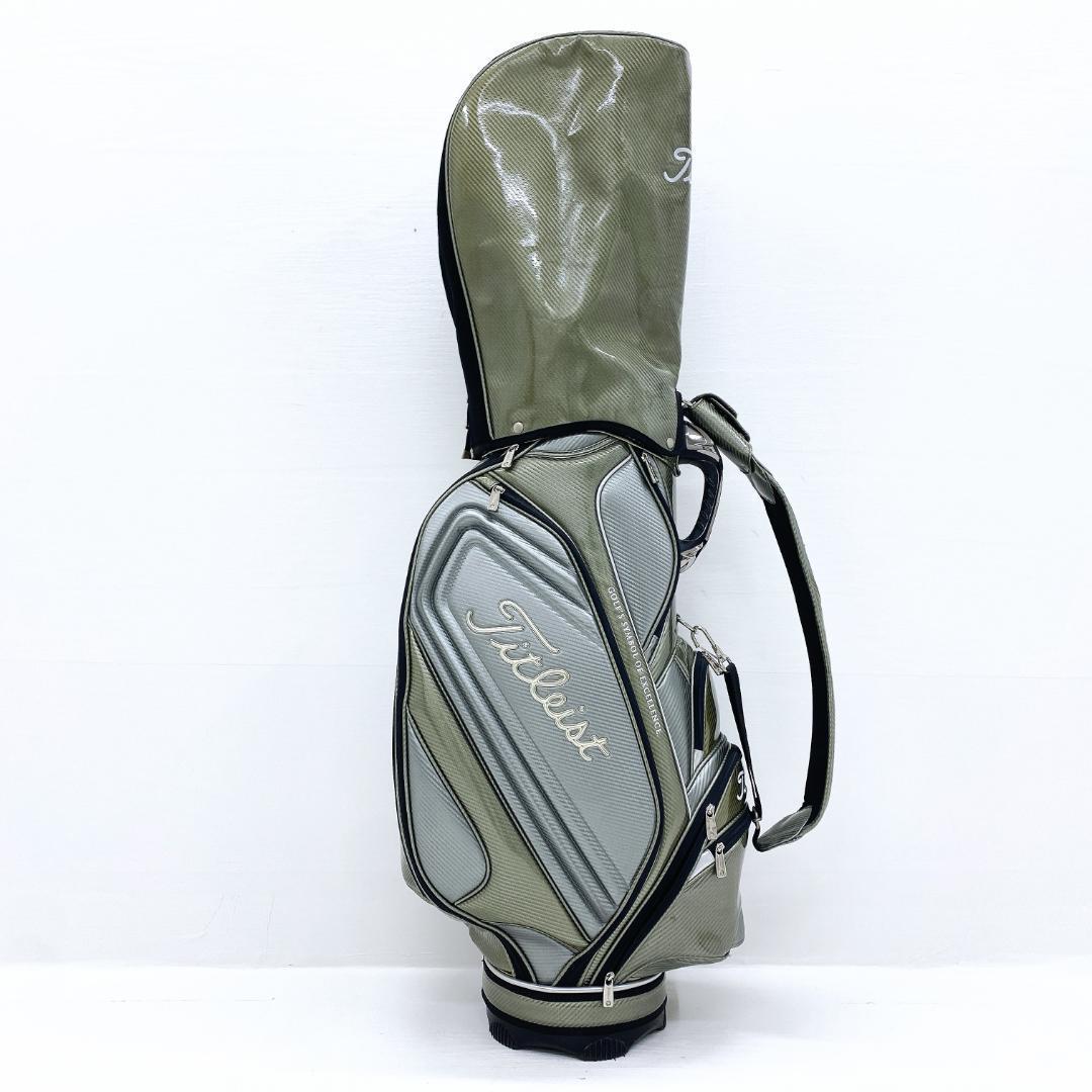 タイトリスト エナメル キャディバッグ ゴルフバッグ 9.5型 カート式
