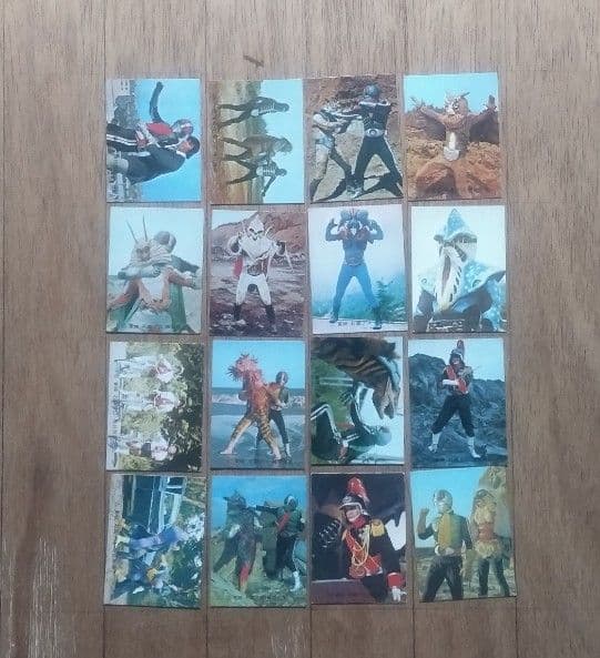 フェニキア人昭和 旧カルビー仮面ライダー カード 16枚セット①〜⑩セット