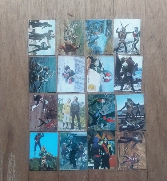 フェニキア人昭和 旧カルビー仮面ライダー カード 16枚セット①〜⑩セット