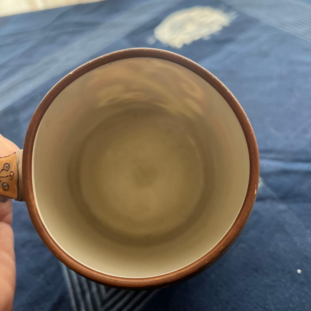 オールドノリタケ✴︎ビア、マグトランプ柄