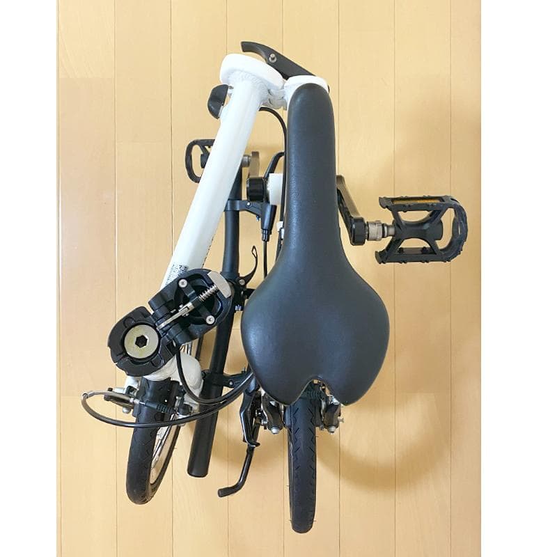 【送料無料・美品】ルノー プラチナライト6 軽量 コンパクト 折りたたみ自転車