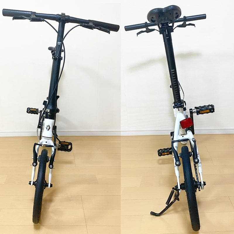 【送料無料・美品】ルノー プラチナライト6 軽量 コンパクト 折りたたみ自転車