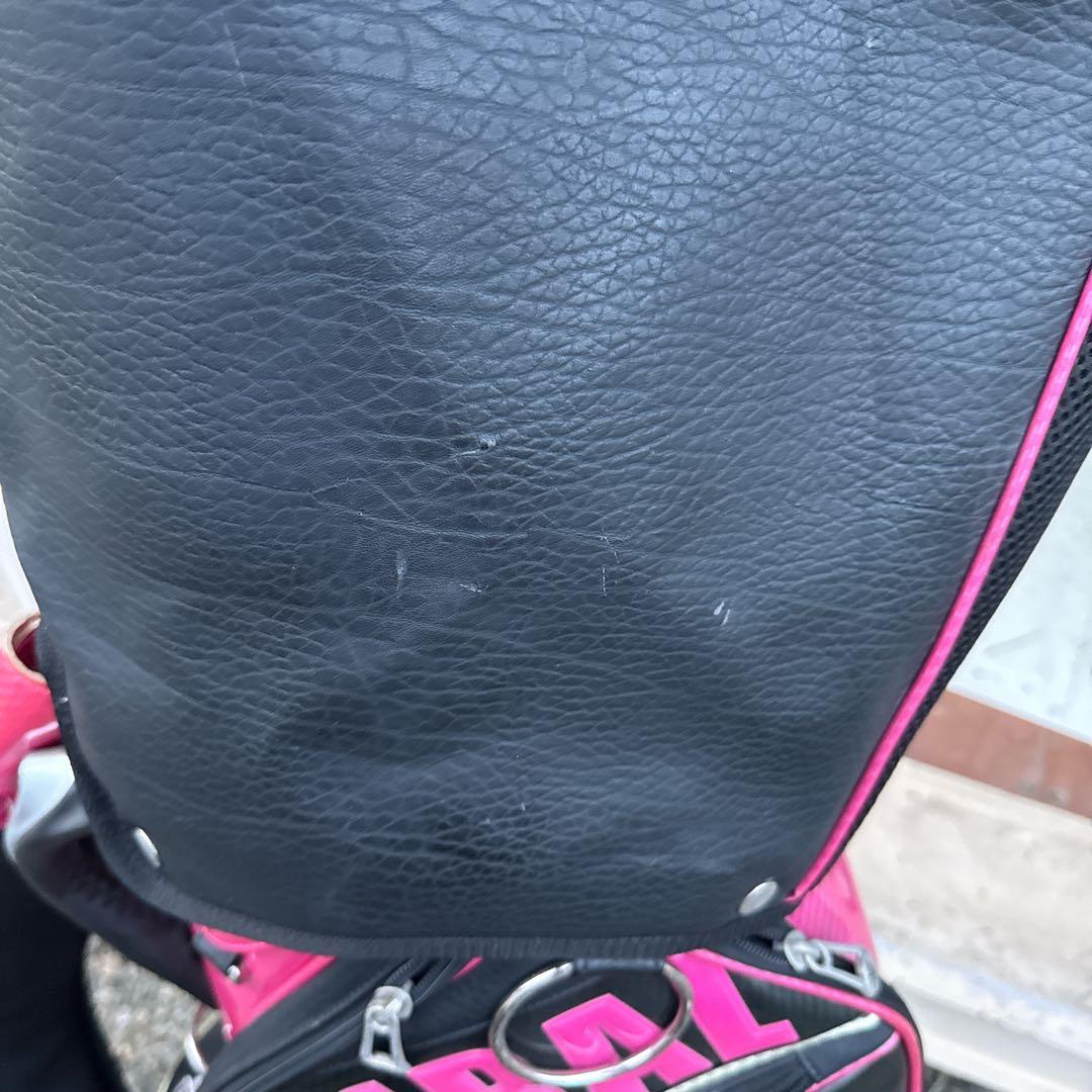 ADMRIAL キャディバッグ 2018年モデル 黒・ピンク