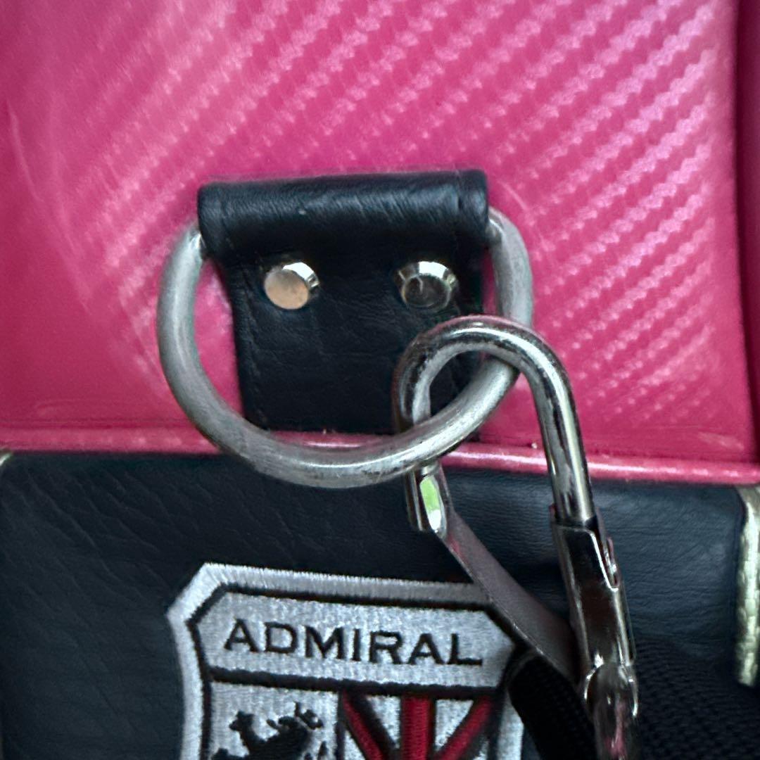 ADMRIAL キャディバッグ 2018年モデル 黒・ピンク