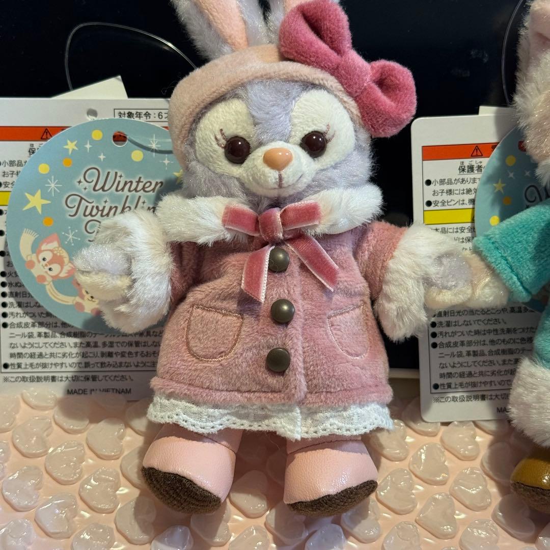 ディズニーシー　ウィンタートゥインクリングタウン 　ぬいぐるみバッジ